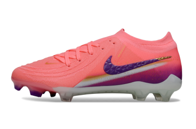 Nike Phantom GX 2 Elite FG Firm Ground Soccer Cleats - Pink/Vibrant Pink/Deep Violet