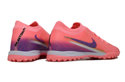 Nike Phantom GX 2 Elite TF Artificial Turf Soccer Shoes - Pink/Vivid Coral/Deep Purple