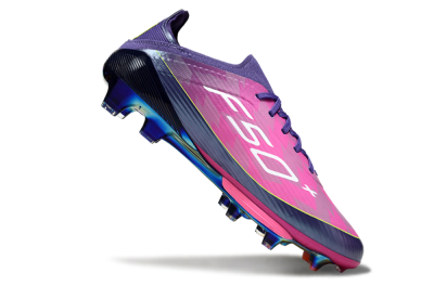 Adidas F50 Elite Lightstrike Pro FG Firm Ground Soccer Cleats - Pink/Neon Yellow/Deep Purple