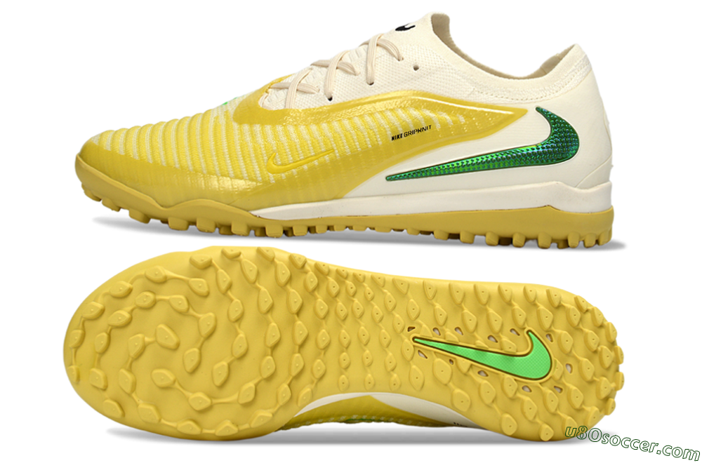 Nike Phantom 6 Low Elite TF Artificial Turf Soccer Shoes - Yellow/Bright Lemon/Lime Green 0