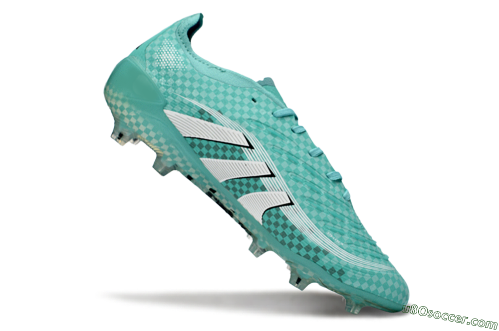 Adidas Predator 25 Elite FG Firm Ground Soccer Cleats - Aqua/Mint Green/White 4