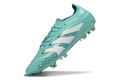 Adidas Predator 25 Elite FG Firm Ground Soccer Cleats - Aqua/Mint Green/White