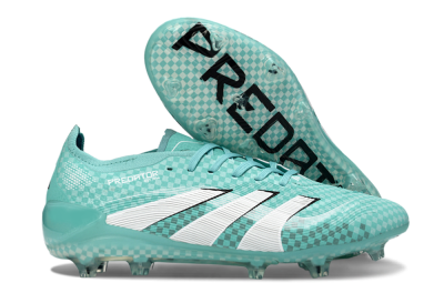 Adidas Predator 25 Elite FG Firm Ground Soccer Cleats - Aqua/Mint Green/White