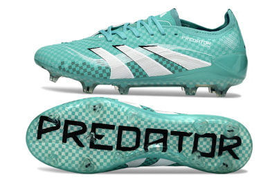 Adidas Predator 25 Elite FG Firm Ground Soccer Cleats - Aqua/Mint Green/White