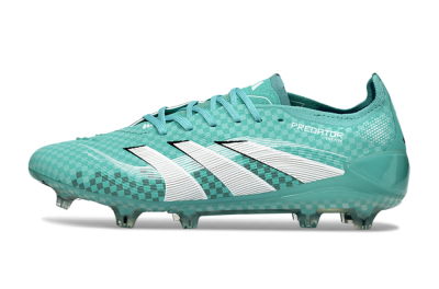Adidas Predator 25 Elite FG Firm Ground Soccer Cleats - Aqua/Mint Green/White