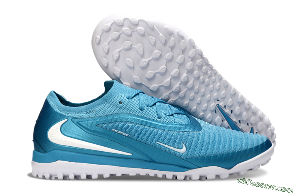 Nike Phantom 6 Low Elite TF Artificial Turf Soccer Shoes - Blue/Sky Blue/Ocean Blue 1