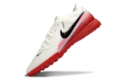 Nike Phantom GX 2 Elite TF Artificial Turf Soccer Shoes - White/Crimson Red/Black