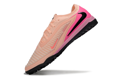 Nike Phantom 6 Low Elite TF Artificial Turf Soccer Shoes - Pink/Coral Blush/Hot Pink