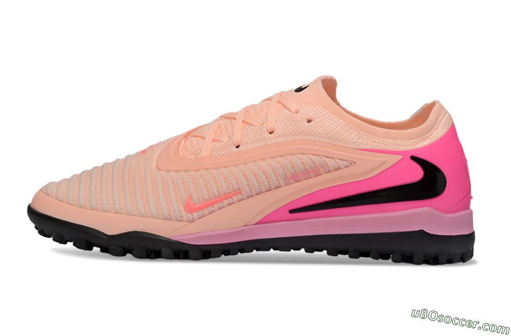 Nike Phantom 6 Low Elite TF Artificial Turf Soccer Shoes - Pink/Coral Blush/Hot Pink 2
