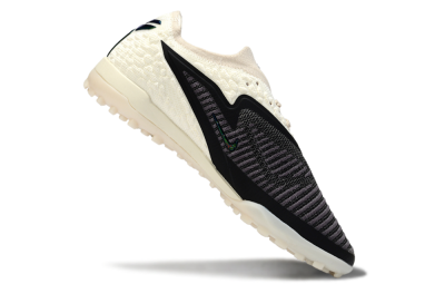 Nike Phantom 6 Low Elite TF Artificial Turf Soccer Shoes - Black/Electric Green/Neutral Beige