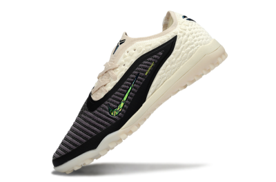 Nike Phantom 6 Low Elite TF Artificial Turf Soccer Shoes - Black/Electric Green/Neutral Beige