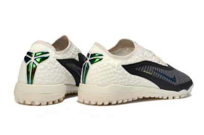 Nike Phantom 6 Low Elite TF Artificial Turf Soccer Shoes - Black/Electric Green/Neutral Beige