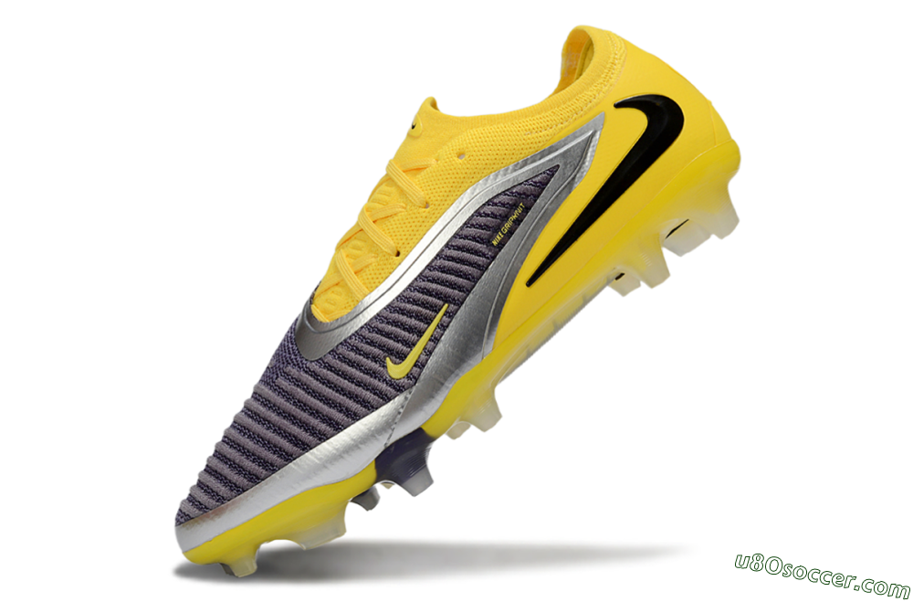 Nike Phantom 6 Low Elite FG Firm Ground Soccer Cleats - Yellow/Electric Yellow/Dark Gray 5