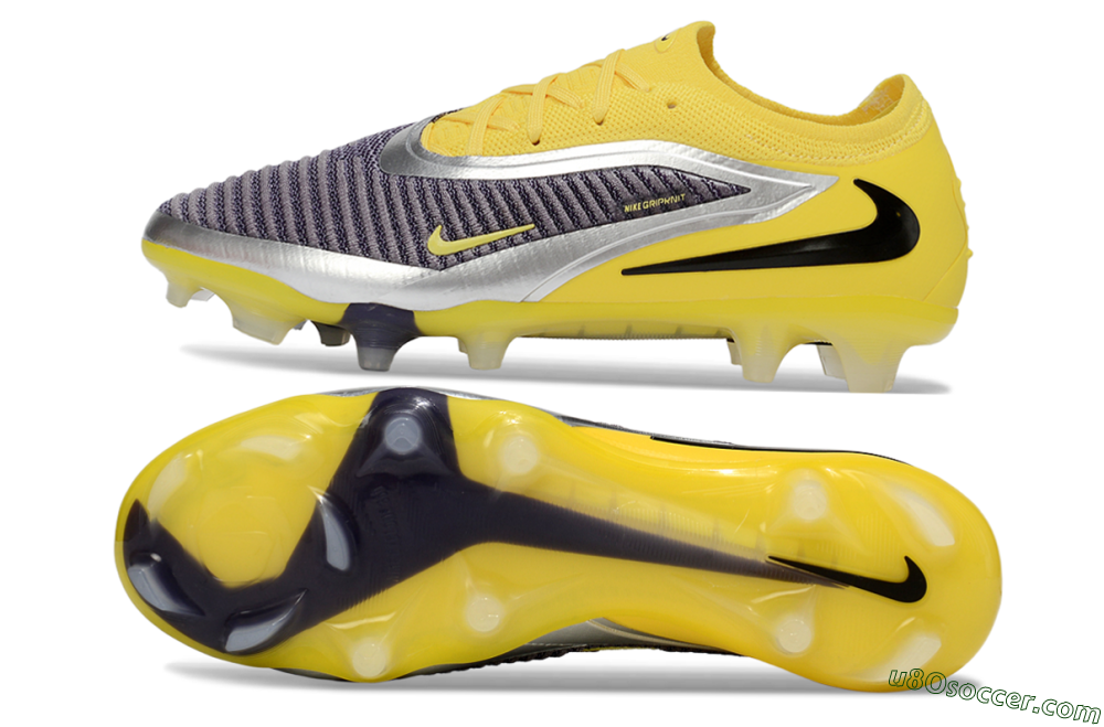 Nike Phantom 6 Low Elite FG Firm Ground Soccer Cleats - Yellow/Electric Yellow/Dark Gray 0