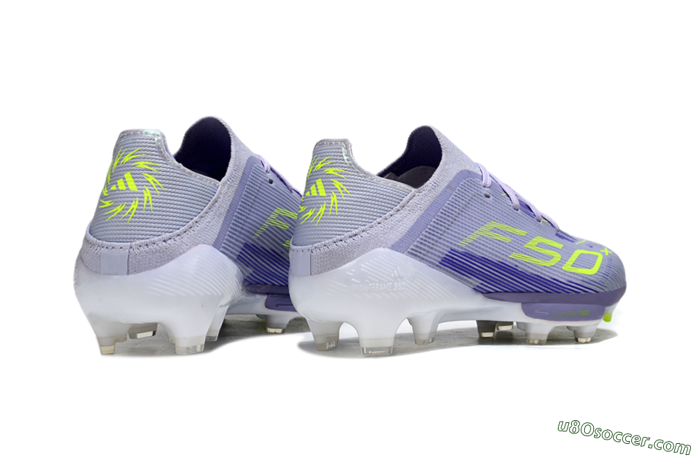 Adidas F50 Elite Lightstrike Pro FG Firm Ground Soccer Cleats - Purple/Electric Yellow/Violet Gradient 5