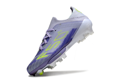 Adidas F50 Elite Lightstrike Pro FG Firm Ground Soccer Cleats - Purple/Electric Yellow/Violet Gradient