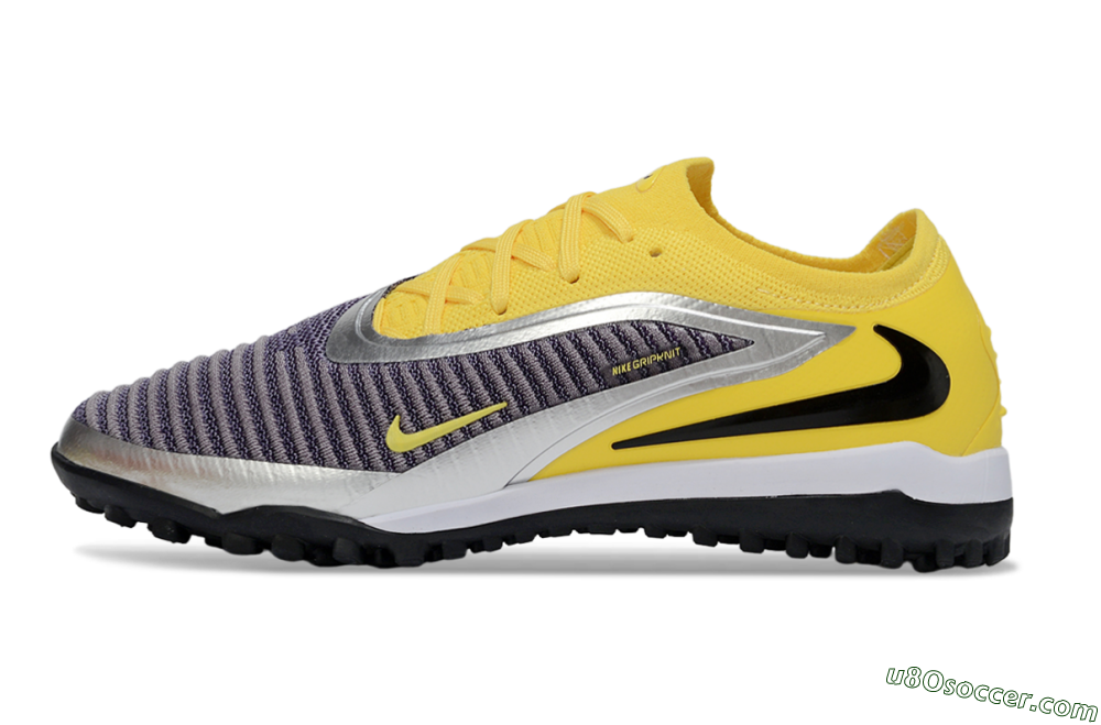 Nike Phantom 6 Low Elite TF Artificial Turf Soccer Shoes - Yellow/Sunshine Yellow/Graphite Gray 2