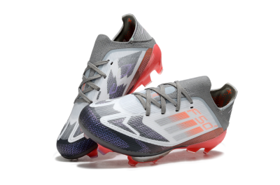 Adidas F50 Elite Lightstrike Pro FG Firm Ground Soccer Cleats - Gray/Electric Pink/Deep Purple
