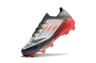 Adidas F50 Elite Lightstrike Pro FG Firm Ground Soccer Cleats - Gray/Electric Pink/Deep Purple