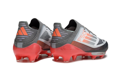 Adidas F50 Elite Lightstrike Pro FG Firm Ground Soccer Cleats - Gray/Electric Pink/Deep Purple