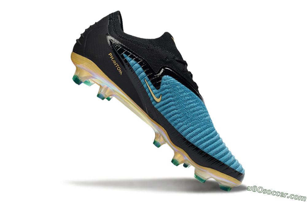 Nike Phantom 6 Low Elite FG Firm Ground Soccer Cleats - Blue/Ocean Blue/Golden Yellow 4