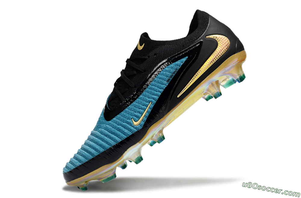 Nike Phantom 6 Low Elite FG Firm Ground Soccer Cleats - Blue/Ocean Blue/Golden Yellow 5