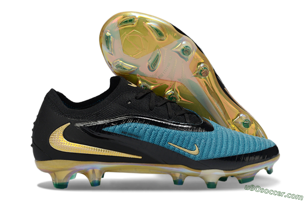 Nike Phantom 6 Low Elite FG Firm Ground Soccer Cleats - Blue/Ocean Blue/Golden Yellow 1