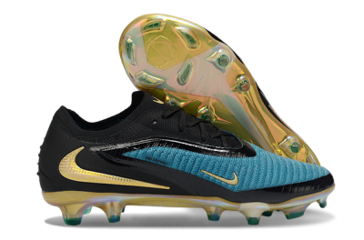 Nike Phantom 6 Low Elite FG Firm Ground Soccer Cleats - Blue/Ocean Blue/Golden Yellow