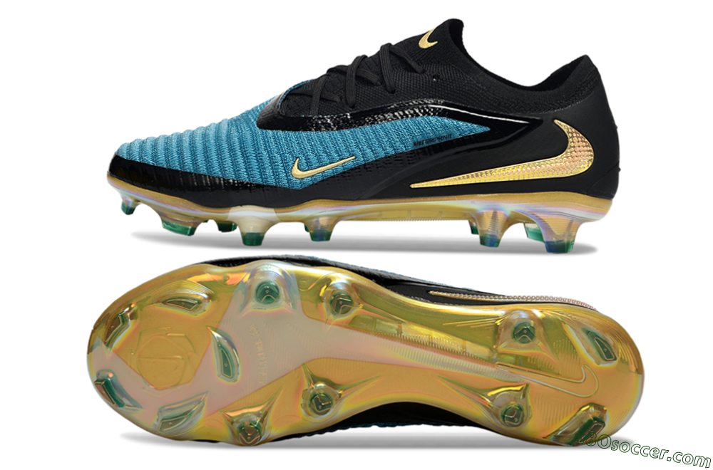 Nike Phantom 6 Low Elite FG Firm Ground Soccer Cleats - Blue/Ocean Blue/Golden Yellow 0