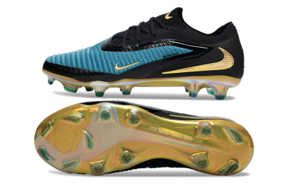 Nike Phantom 6 Low Elite FG Firm Ground Soccer Cleats - Blue/Ocean Blue/Golden Yellow