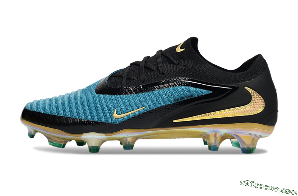 Nike Phantom 6 Low Elite FG Firm Ground Soccer Cleats - Blue/Ocean Blue/Golden Yellow 2