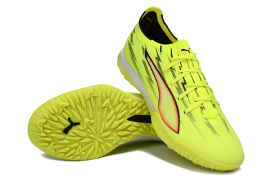 Puma Ultra Ultimate TF Artificial Turf Soccer Shoes - Yellow/Electric Yellow/Crimson Blaze