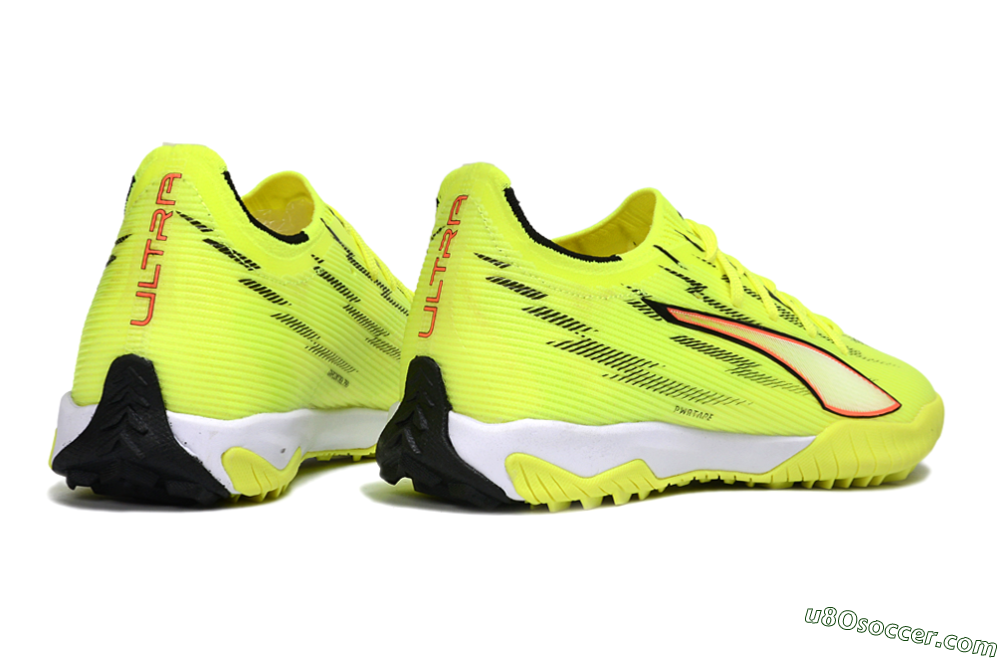Puma Ultra Ultimate TF Artificial Turf Soccer Shoes - Yellow/Electric Yellow/Crimson Blaze 6