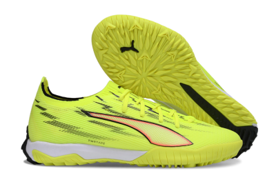 Puma Ultra Ultimate TF Artificial Turf Soccer Shoes - Yellow/Electric Yellow/Crimson Blaze