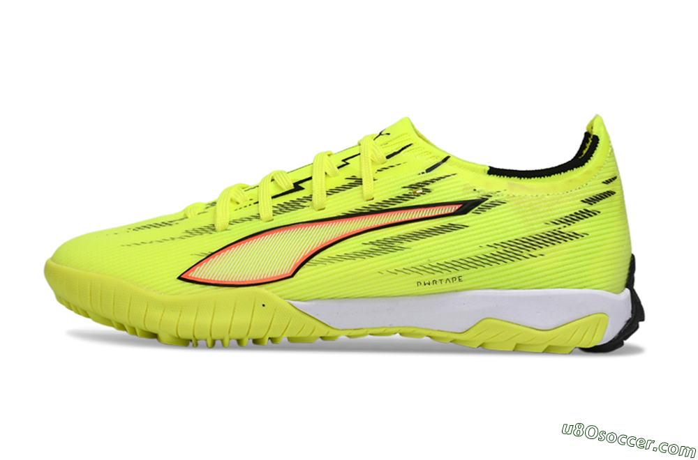 Puma Ultra Ultimate TF Artificial Turf Soccer Shoes - Yellow/Electric Yellow/Crimson Blaze 2