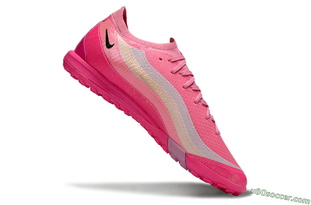 Nike Air Zoom Mercurial Vapor 16 Elite TF Artificial Turf Soccer Shoes - Pink/Vibrant Pink/Soft Coral 4