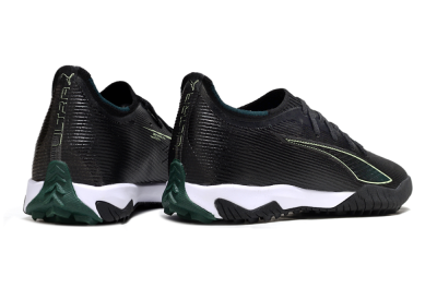 Puma Ultra Ultimate TF Artificial Turf Soccer Shoes - Black/Emerald Glint/White Shine