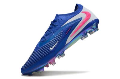 Nike Phantom 6 Low Elite FG Firm Ground Soccer Cleats - Blue/Electric Blue/Neon Pink