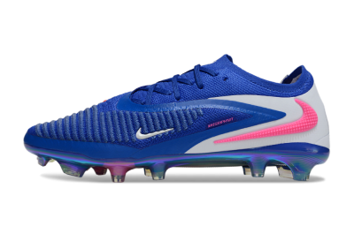 Nike Phantom 6 Low Elite FG Firm Ground Soccer Cleats - Blue/Electric Blue/Neon Pink