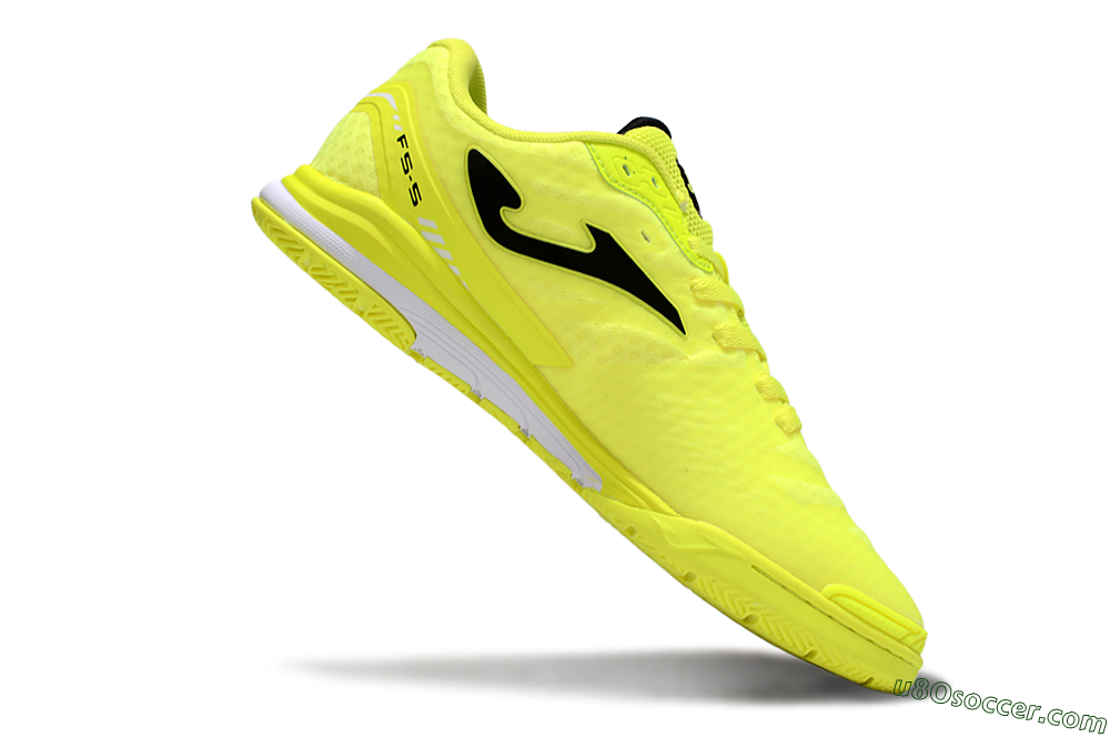 Joma Top Flex IC Indoor & Futsal Soccer Shoes - Yellow/Neon Yellow/Black 4
