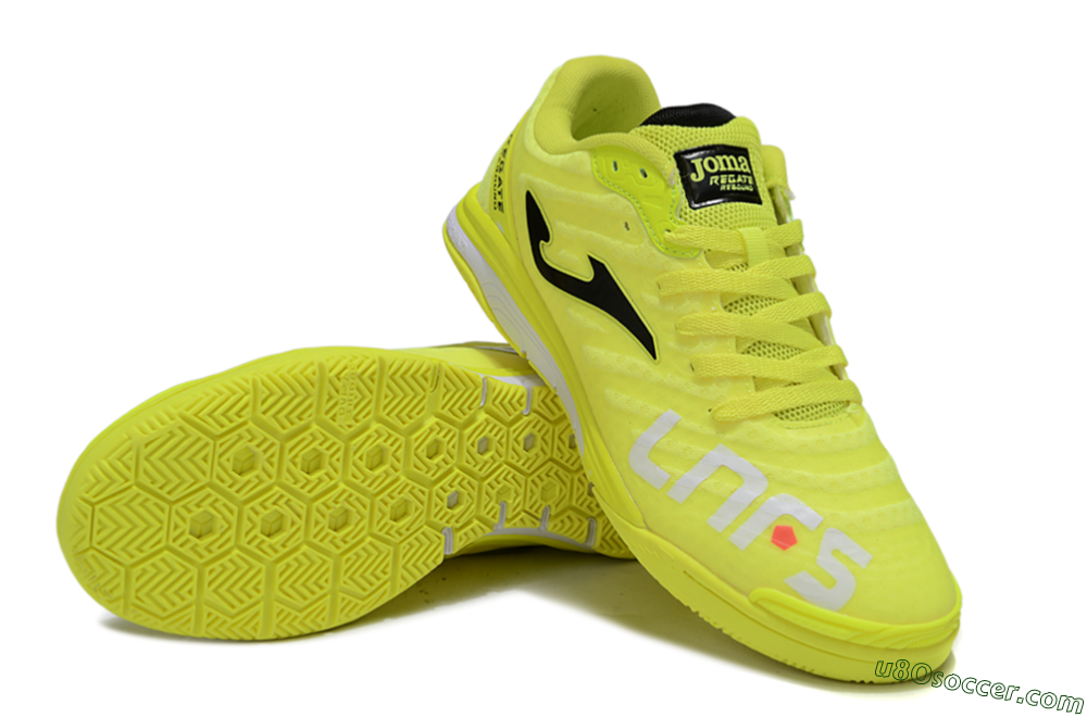 Joma Top Flex IC Indoor & Futsal Soccer Shoes - Yellow/Neon Yellow/Black 3