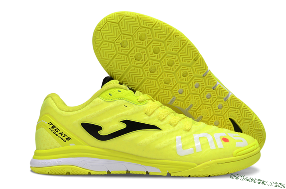 Joma Top Flex IC Indoor & Futsal Soccer Shoes - Yellow/Neon Yellow/Black 1