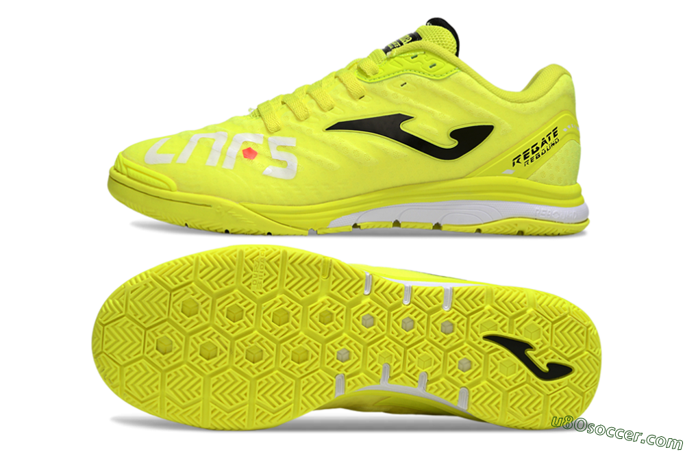 Joma Top Flex IC Indoor & Futsal Soccer Shoes - Yellow/Neon Yellow/Black 0