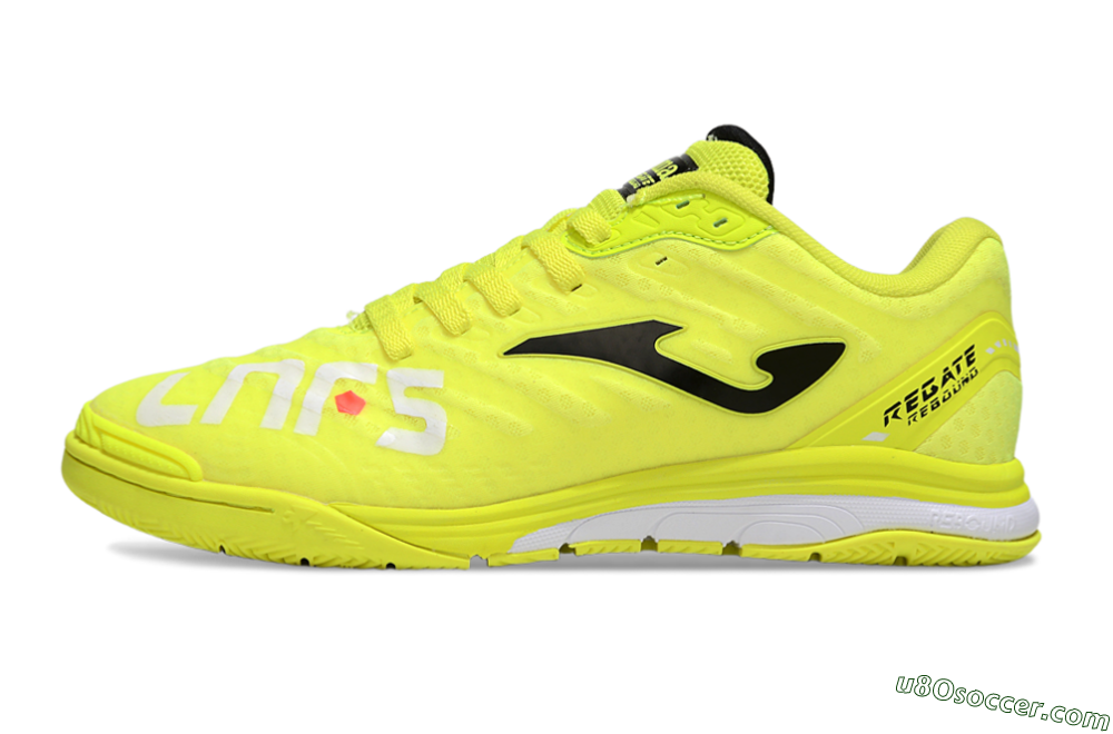 Joma Top Flex IC Indoor & Futsal Soccer Shoes - Yellow/Neon Yellow/Black 2