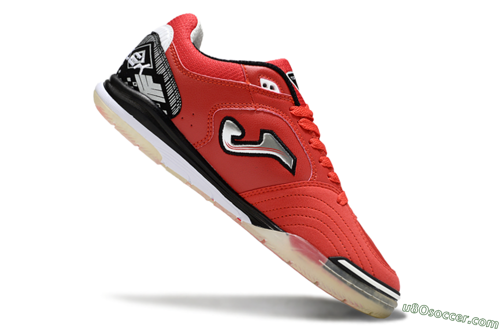 Joma Top Flex IC Indoor & Futsal Soccer Shoes - Red/Crimson Blaze/Black Knight 4