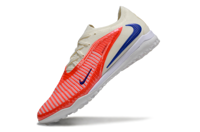 Nike Phantom 6 Low Elite TF Artificial Turf Soccer Shoes - Red/Sunset Orange/Cool Blue