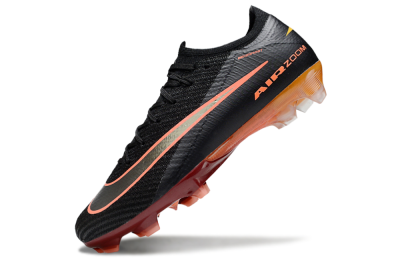 Nike Air Zoom Mercurial Vapor 16 Elite FG Firm Ground Soccer Cleats - Black/Coral Punch/Golden Bronze