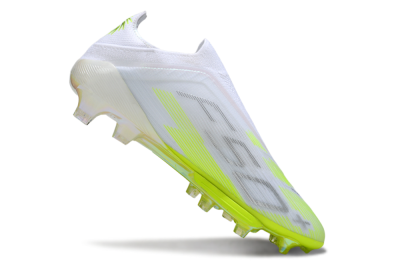 Adidas F50 Lightstrike Pro Laceless FG Firm Ground Soccer Cleats - Yellow/Neon Lime/White