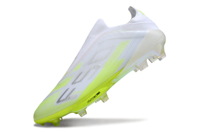 Adidas F50 Lightstrike Pro Laceless FG Firm Ground Soccer Cleats - Yellow/Neon Lime/White