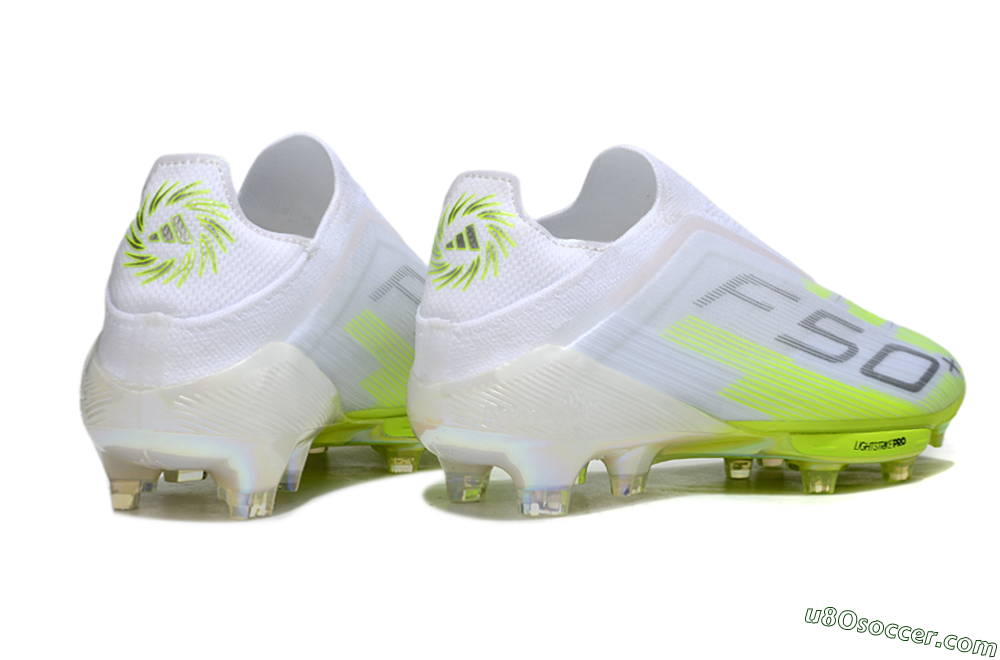 Adidas F50 Lightstrike Pro Laceless FG Firm Ground Soccer Cleats - Yellow/Neon Lime/White 6